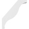 Ekena Millwork 4-in. W x 26-in. D x 30-in. H Funston Architectural Grade PVC Knee Brace BRCP04X26X30FST - alternate 4
